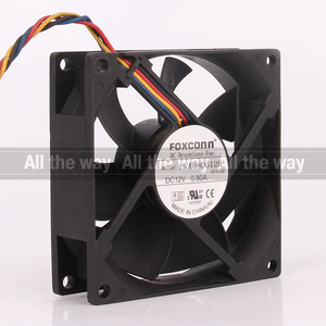 <span class=keywords><strong>Foxconn</strong></span> พัดลมระบายความร้อนในอากาศขนาดใหญ่24โวลต์48โวลต์ DC12V 0.80A EC 80X80X25MM AC ขนาด8เซนติเมตร8025ลูกปืนความเร็วสูงหมุนได้พัดลมระบายความร้อนใน PVA080G12R ขนาดใหญ่ - Product Image 3