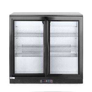 Réfrigérateur arrière Arktic 158L noir avec portes coulissantes doubles 220-240V/160W 900x520x865mm - Product Image 1