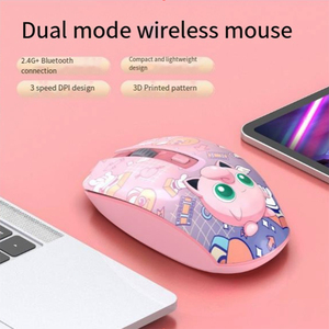 <span class=keywords><strong>Souris</strong></span> sans fil ultra légère 2 modes <span class=keywords><strong>Souris</strong></span> de jeu Esports pour ordinateur portable Dessin animé personnalisé - Product Image 3
