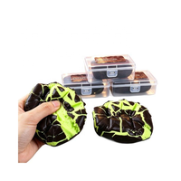 Jouets en PVC à presser en forme de chocolat croustillant, jouets anti-stress, jouets sensoriels, emballés en boîte, MOQ 10 pièces pour cadeaux promotionnels