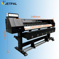 Impresora de lona Jetpal Warehouse Filipinas, máquina de impresión de revestimiento de coche para interiores y exteriores de vinilo de 1,6 m con 2 juegos/8 cartuchos de tinta