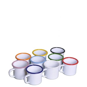 China Factory Wholesale <b>Enamel</b> <b>Mugs</b> White <b>Enamel</b> <b>Mugs</b> Costom logo <b>Enamel</b> Coffee Cups for Travel - Product Image 6