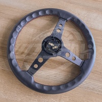 WZSEAHI Usine Vente Universel RALLY DRIFT Style Cuir Noir 350mm Volant Racing