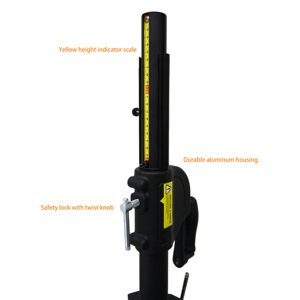 Support de haut-parleur trépied pliable WP-161B avec pieds télescopiques réglables, hauteur réglable de 130 à 200 cm et capacité de 60 kg - Product Image 4
