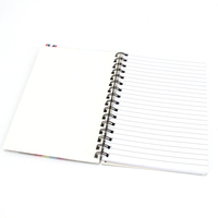 BSCI usine bureau papeterie reliure à spirale Logo personnalisé taille bambou couverture cahier avec stylo pour étudiant école