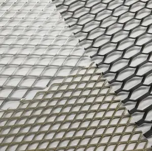 Expanded Metal Plate Suspended Ceiling Galvanized Steel Aluminum Alloy Diamond Expanded Mesh