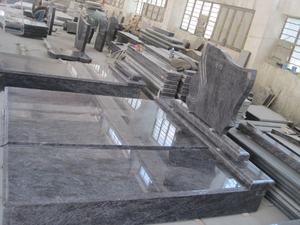 Бахама Синий Гранитный надгробный камень двойные памятники цены - Product Image 3