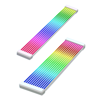 Zeromaster Fantasy WuKong ARGB Neon Line Luminous 88 Lampes à LED 8P/24Pin Synchronisation Alimentation Arc-en-ciel Bande Décorative pour Ordinateur