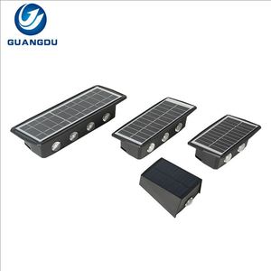 Paisaje decoración Villa Grden iluminación moderna al aire libre Ip65 impermeable ABS Led luz de pared Solar - Product Image 1