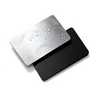 Carte NFC 215 intelligente en métal personnalisée et colorée, 13,56 MHz, étanche, avec puce durable pour la personnalisation de marque