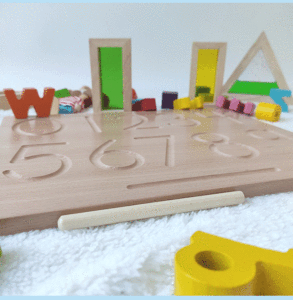 Montessori Wooden Tracing Board 1-10 Numbers Wooden Montessori <strong>Learning</strong> Skills Board and Fine Motor <strong>Development</strong> for Toddler - Product Image 6