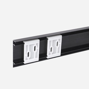 Perfil de Rodapié de Aluminio de Alta Calidad Directo de Fábrica, Negro, 8cm/10cm, Altura Personalizada, Decorativo, Metal Cepillado - Product Image 5