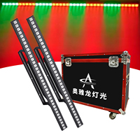 GM36 36*3w Luz de Pared LED Tipo Cortina, Luces de Carreras de Caballos, 100w RGBW 4 en 1, Control de Píxeles, Luz de Escenario para DJ, Clubes
