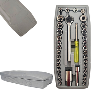 Modular y que ahorra espacio: Kit de herramientas de 40 piezas con estuche compartimentado para una organización perfecta-M - Product Image 1