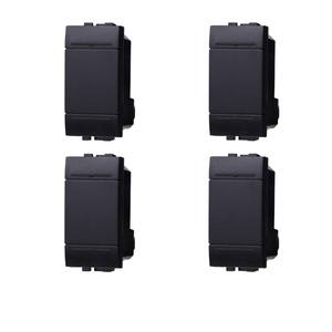 Interrupteur mural Gloca 1 Gang 1 voie 16A 220V en plastique, installation facile, compatible avec la série Living - Product Image 1