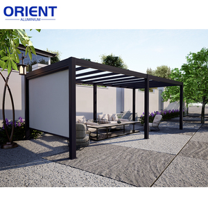 <span class=keywords><strong>Pergola</strong></span> automatique de luxe en aluminium <span class=keywords><strong>avec</strong></span> lames rotatives pour l'espace extérieur au bord de la piscine - Product Image 3