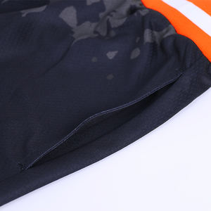 Pantalones cortos de baloncesto Bordados florales vintage retro para hombre personalizados al por mayor pantalones cortos deportivos de baloncesto blancos de malla gruesa para niños para hombre - Product Image 3