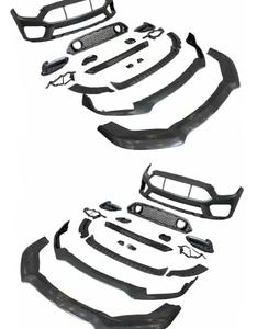 Kit carrosserie style Mach1 pour pare-chocs avant de voiture, avec calandre noire, pour Ford Mustang 2015 2016 2017 - Product Image 4