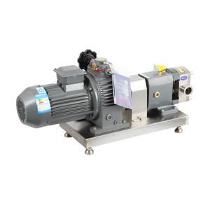 Bomba de transferencia sanitaria eléctrica de acero inoxidable de alta viscosidad con rotor lobular, personalizable para jarabe de chocolate, melaza y miel - Product Image 3