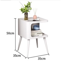 Kinno Meilleure vente petit canapé de salon en fer Table basse d'angle avec armoires