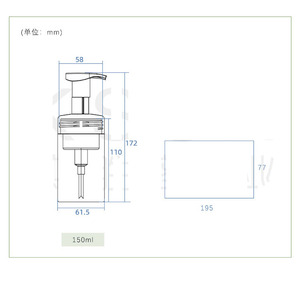 Bình Bơm Bọt Nhựa Rửa Tay Cỡ Cổ 58Mm <span class=keywords><strong>150Ml</strong></span> - Product Image 4