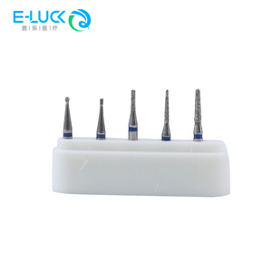 Set di aghi diamantati dentali contrangolo manuale a bassa velocità RA4107 ago per rettifica frese di diamante Regular RA 5 pz/pkt - Product Image 2