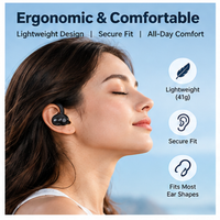 Écouteurs sans fil Bluetooth 5.4 TWS, écouteurs stéréo avec basses de 10 mm, charge Type-C, écouteurs intra-auriculaires sportifs pour la musique