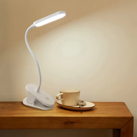 Lampe à pince LED carrée pliable moderne en PC, DC 5V, écologique, économe en énergie, personnalisable, vente en gros, 14/60/140LM