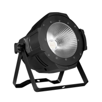 Projecteur LED COB 2-en-1 DMX512 100W Blanc Chaud/Froid pour Scène, Studio, Théâtre et Concert en Aluminium
