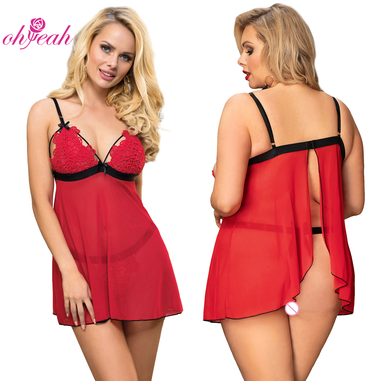 قميص نوم نسائي مثير مطرز بالدانتيل, قميص نوم نسائي مغري مطرز بالدانتيل  الفاخر ، قميص نوم