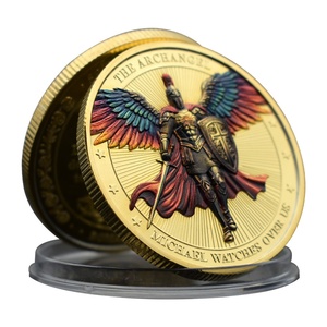 WOWEI Medaglia Sfida dell'Arcangelo Michele, Moneta Religiosa da Collezione in Metallo, per Regalo Festivo o Moneta Commemorativa - Product Image 1