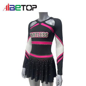 Uniformes <span class=keywords><strong>de</strong></span> Animadoras <span class=keywords><strong>para</strong></span> Niñas <span class=keywords><strong>de</strong></span> Talla Grande con Cristales AB Personalizados al por Mayor, <span class=keywords><strong>Disfraces</strong></span> <span class=keywords><strong>de</strong></span> <span class=keywords><strong>Carnaval</strong></span> <span class=keywords><strong>de</strong></span> Brasil 2026 con Estampado Sublimado - Product Image 4