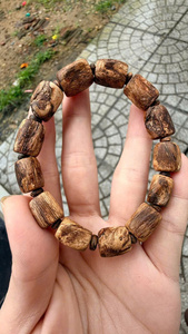 Pulsera de Cuentas de Madera Natural Hecha a Mano, Cuentas Redondas de Madera, Pulsera Elástica, Unisex, para Meditación, Yoga, Oración, Regalo, Joyería - Product Image 3