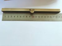 Accessoires pour sacs Bandes de bordure droites en tôle de fer verrouillables de 4,5/7,5 pouces Bandes de reliure métalliques pour la fabrication de sacs Matériel