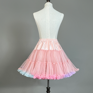 Jupe évasée <span class=keywords><strong>rose</strong></span> de luxe pour femmes robe de ballet Tutu <span class=keywords><strong>en</strong></span> <span class=keywords><strong>Tulle</strong></span> gonflé avec sous-jupe à volants adultes Tully Mini jupe <span class=keywords><strong>jupon</strong></span> - Product Image 2