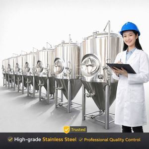 Ace Isobaric Fermenter Craft Beer Fermenting Equipment Cooling Jacketed Conical Fermenter Unitank 500L 1000L 2000L - Product Image 5