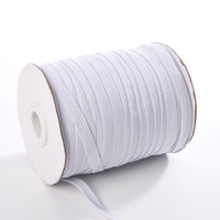 Usine De Haute Qualité Blanc 8mm 10 cordon Polyester Latex Élastique Tressé
