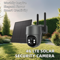 Caméra de sécurité cellulaire LTE 4G 2K/3MP/4MP avec carte SIM, écran OLED, système d'exploitation Linux, maison intelligente, alimentation solaire, caméra PTZ