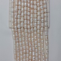 Perles d'eau douce Odin de qualité supérieure, forme riz blanc naturel, 8-9 mm, pour la fabrication de bijoux, brins de perles en vrac de qualité supérieure