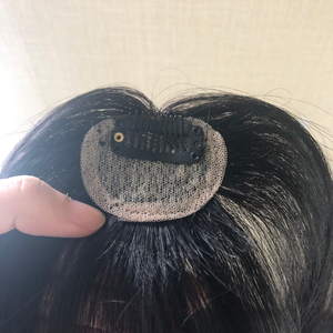 SS LONGFOR cheveux <span class=keywords><strong>frange</strong></span> couleur noire naturelle 1B # Clip In Topper <span class=keywords><strong>avec</strong></span> franges cheveux humains pour les femmes 8 pouces 3x4 Extensions 3D <span class=keywords><strong>frange</strong></span> - Product Image 5