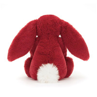 Peluche Lapin Moyen Taille Bashful Luxe Scarlett – Jouet en Peluche de Haute Qualité, Lapin Doux pour Cadeau d'Anniversaire