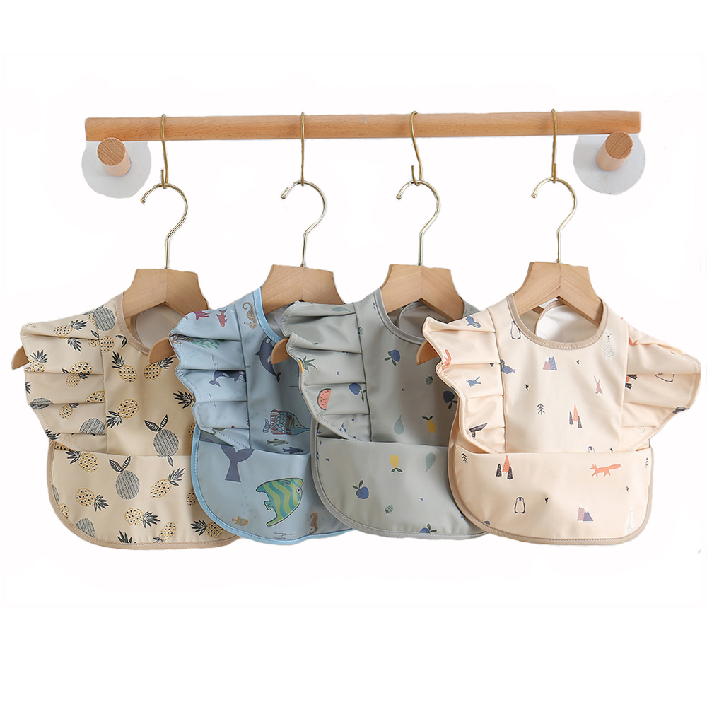Новый стиль, легко чистить и стирать детские нагрудники, водонепроницаемые детские нагрудники для кормления