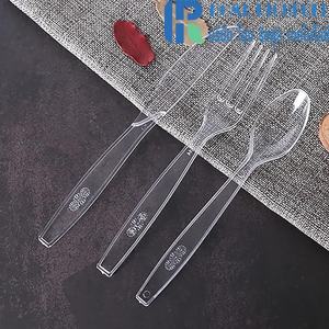 Cucharas y tenedores desechables ecológicos para helados, camping y restaurantes, biodegradables, libres de BPA, aptos para alimentos, sostenibles - Product Image 1