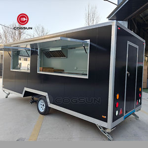 Carrito de Comida Móvil para Desayuno, Quiosco Móvil, Remolque de Comida, Puesto de Venta Ambulante con Equipamiento Completo, Caravana de Aperitivos - Product Image 3