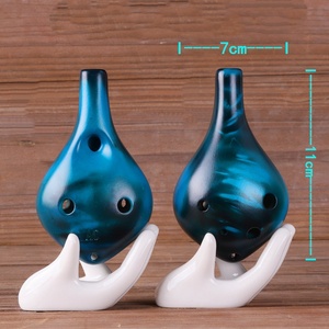 Ocarina de Cerámica de 6 Orificios al por Mayor, Mini Flauta para Niños, Regalo Especial para Amantes de la Música - Product Image 6