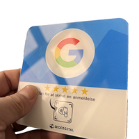 Tarjeta NFC para Reseñas de Google, Personalizable con Código QR, 213 215 216, Tarjeta de Reseñas para Google Mi Negocio