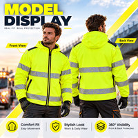 Vestes réfléchissantes pour femmes, vêtements de travail haute visibilité, construction, à capuche, jaunes, manches longues, vêtements de sécurité pour femmes, personnel de chantier, extérieur