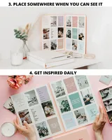 Stampa personalizzata manifestazione Mood Dream Vision Board Kit libro con immagini e citazioni Set di carte