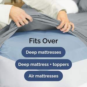 럭셔리 싱글 핏 시트 전용 딥 포켓 퀸 핏 시트 - Product Image 5