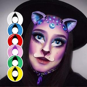 Échantillons gratuits Pseyeche Cat Eye Lentilles <span class=keywords><strong>de</strong></span> <span class=keywords><strong>contact</strong></span> Hollywood Crazy Soft Lens Anime Cosplay Halloween Contacts Lentilles Pour Les Yeux - Product Image 1
